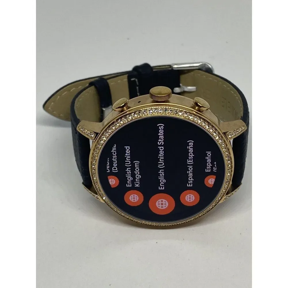 Fossil Gen 4 Authentic Digital Dial Smart Watch Custom Band FTW6011 AB416